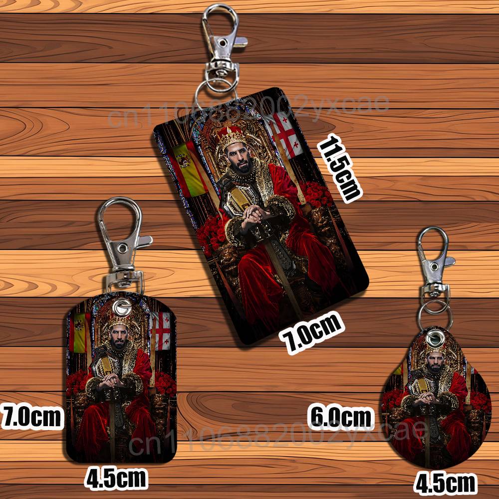 พวงกุญแจหนัง Ilia Topuria พร้อ - Lanyard Badge Holder บทวิจารณ์และราคา