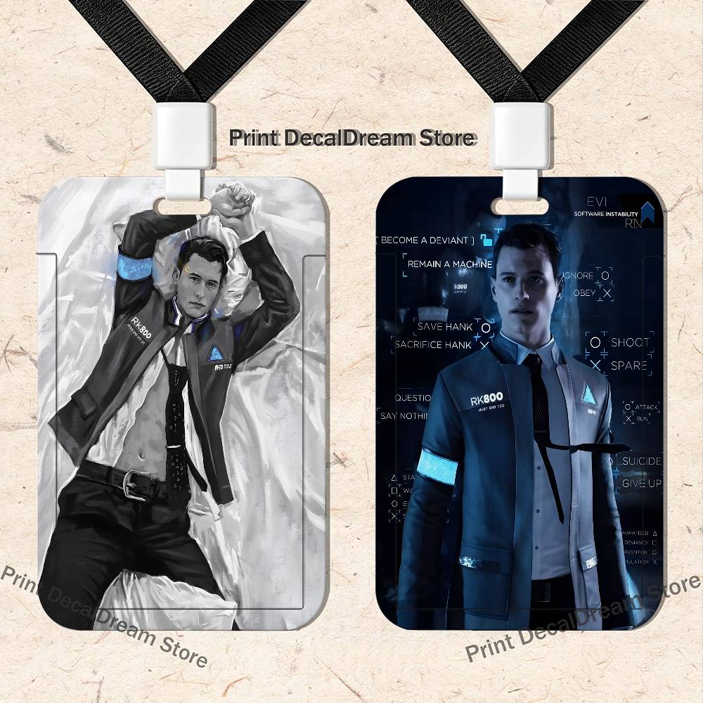 Game D-Detroit Art Card Holder - Lanyard Badge Holder บทวิจารณ์และราคา