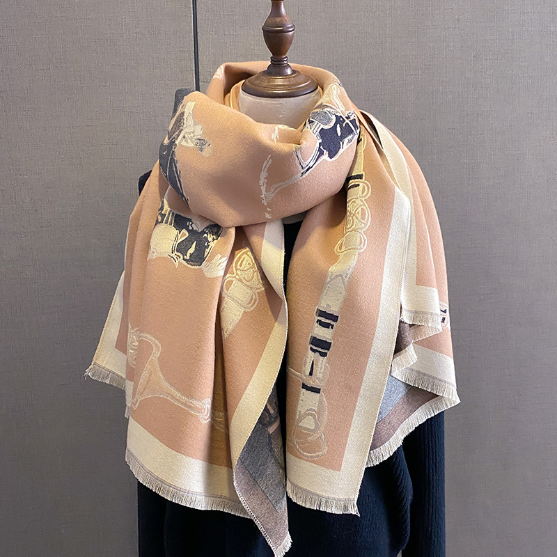 2024 Luxury WARM Pashminaผ้าคล - Woven Scarf Blanket บทวิจารณ์และราคา